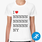 Женская спортивная футболка