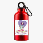 Металлическая бутылка 400 мл UV-DTF