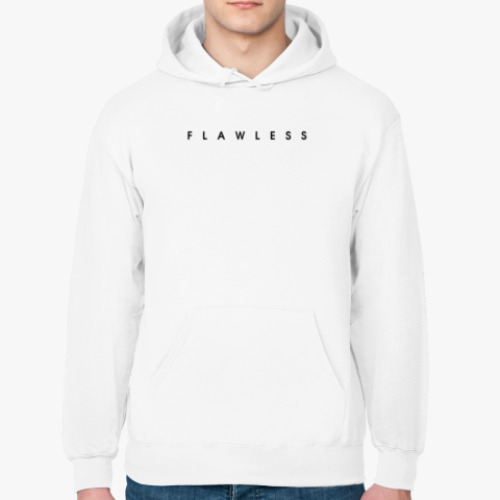Толстовка худи с принтом FLAWLESS