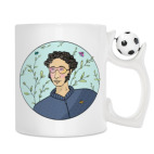 Кружка с футбольным мячиком