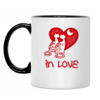 Кружка двухцветная