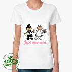 Женская футболка органик