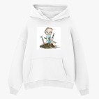 Толстовка худи оверсайз