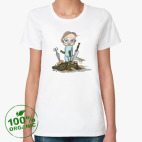 Женская футболка органик