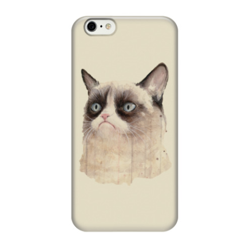 Чехол для iPhone 6/6s Grumpy Cat / Сердитый Кот