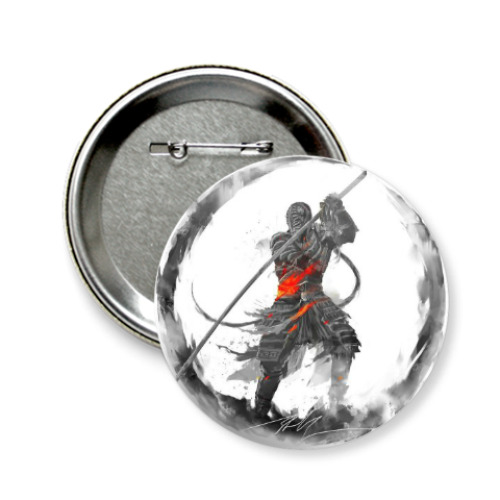 Значок 58мм Dark Souls II Sir Alonne