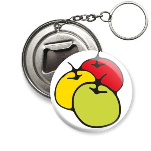 Брелок-открывашка с принтом сочное лето!