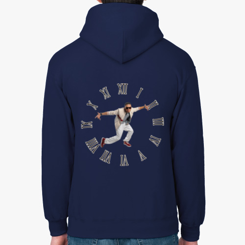 Толстовка худи с принтом Время