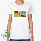 Женская футболка органик