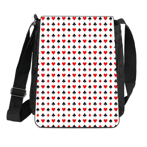 Сумка-планшет с принтом Современный дизайн Казино карт