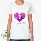 Женская футболка органик