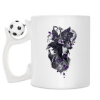 Кружка с футбольным мячиком