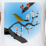 Женская футболка, белая