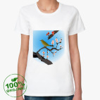 Женская футболка органик