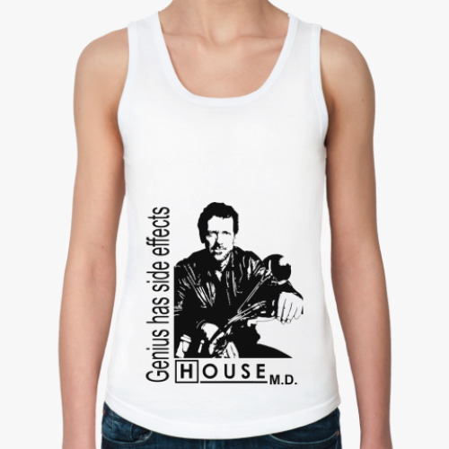 Женская майка Genius has side effects