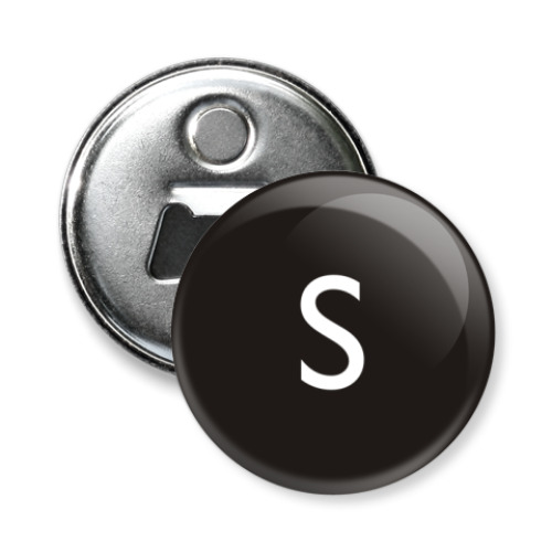 Магнит-открывашка с принтом turbo-x