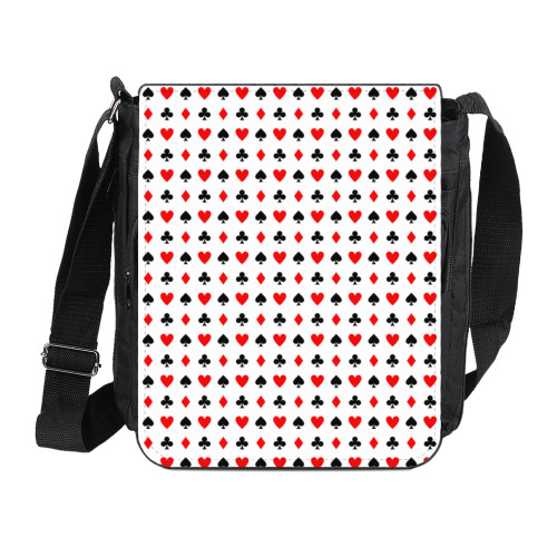 Сумка на плечо (мини-планшет) с принтом Современный дизайн Казино карт