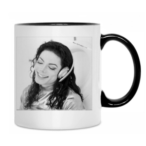 Кружка с принтом Майкл.