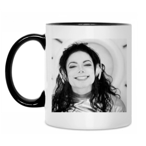 Кружка с принтом Майкл.