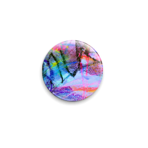 Значок 25мм с принтом Граффити