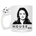 Кружка с футбольным мячиком