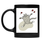 Кружка цветная UV-DTF