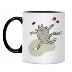 Кружка двухцветная