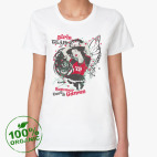 Женская футболка органик