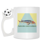 Кружка с футбольным мячиком