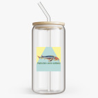 Банка с бамбуковой крышкой