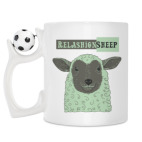 Кружка с футбольным мячиком