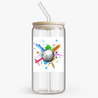 Банка с бамбуковой крышкой