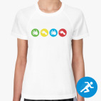 Женская спортивная футболка