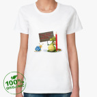 Женская футболка органик