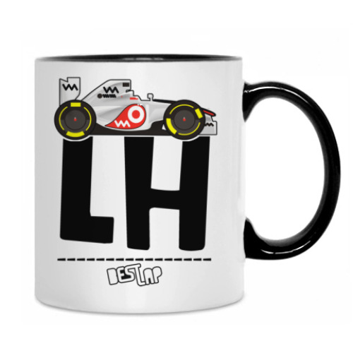 Кружка с принтом LEWIS WINNER