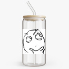 Банка с бамбуковой крышкой