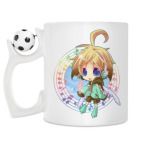 Кружка с футбольным мячиком