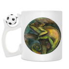 Кружка с футбольным мячиком