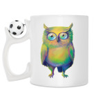 Кружка с футбольным мячиком