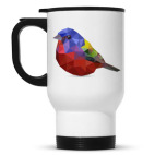 Птичка из полигонов