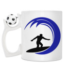 Кружка с футбольным мячиком