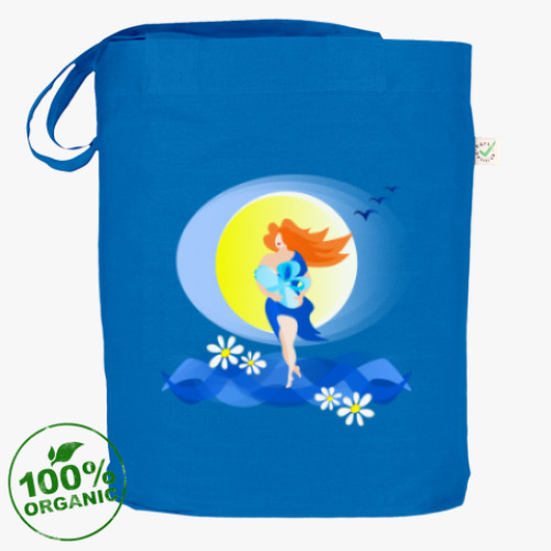 Сумка шоппер с принтом Рождение новой жизни