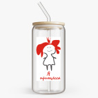 Банка с бамбуковой крышкой