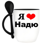 Кружка с ложкой