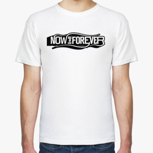 Футболка с принтом Now & forever