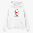 Толстовка худи оверсайз