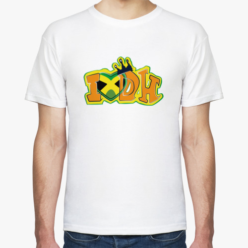 Футболка с принтом I love dancehall