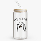 Банка с бамбуковой крышкой