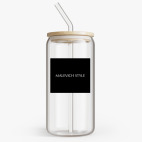 Банка с бамбуковой крышкой