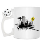 Кружка с футбольным мячиком